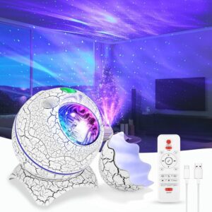 پروژکتور کهکشانی تخم اژ دها مدل اسپیکر دار سفید