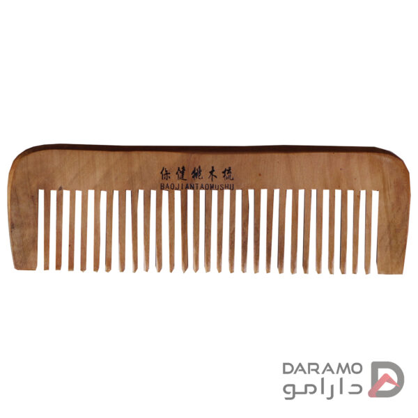 شانه چوبی دندانه درشت مدل Xiaoping