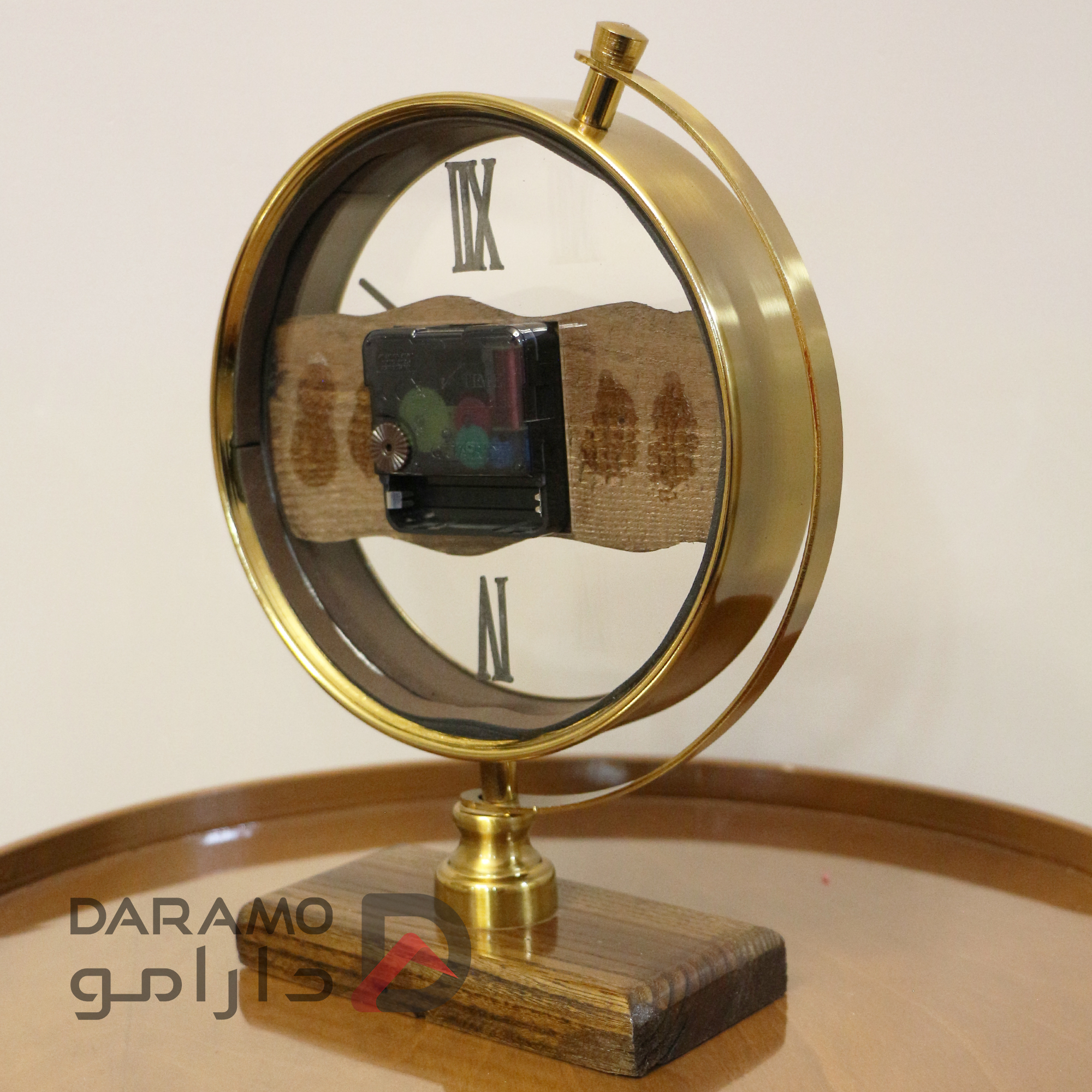 ساعت رومیزی آرتمیس 30312 طلایی - Image 5