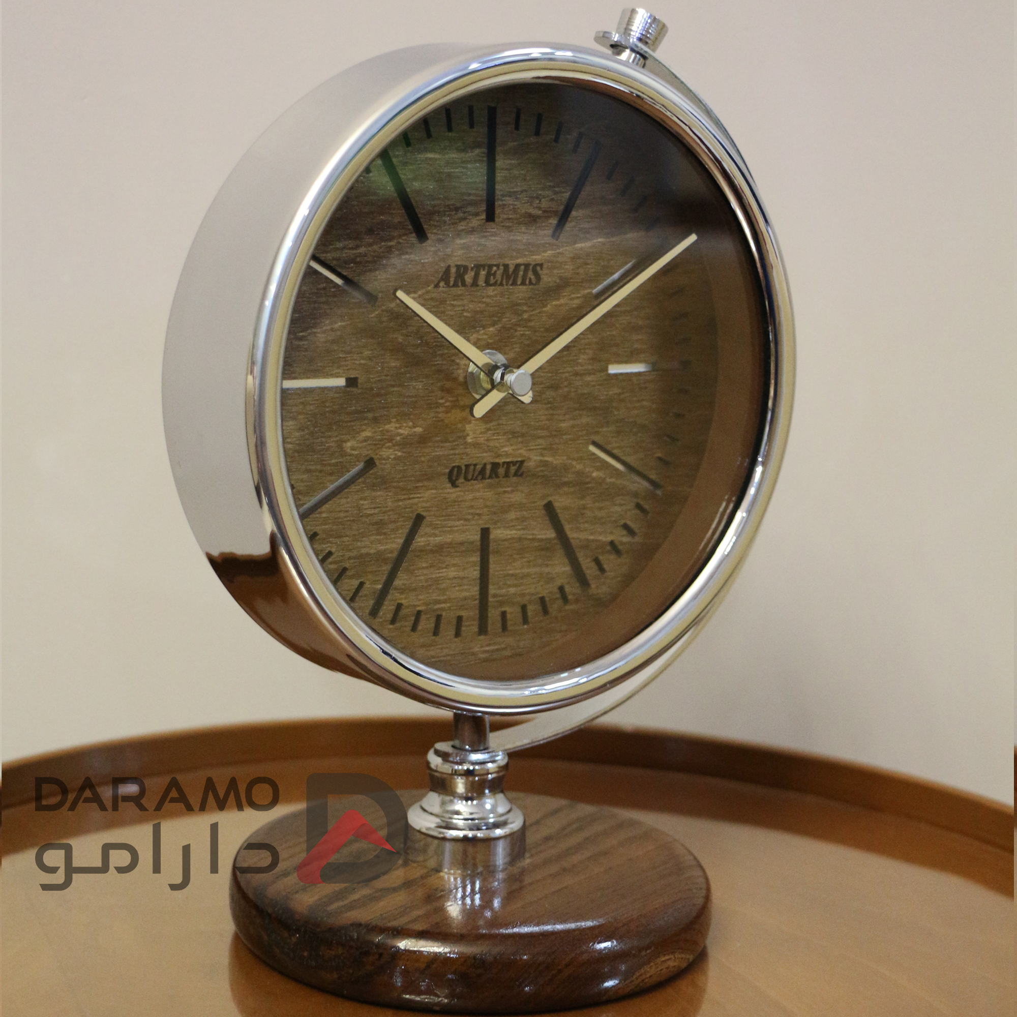 ساعت رومیزی آرتمیس 30310 نقره ای - Image 2