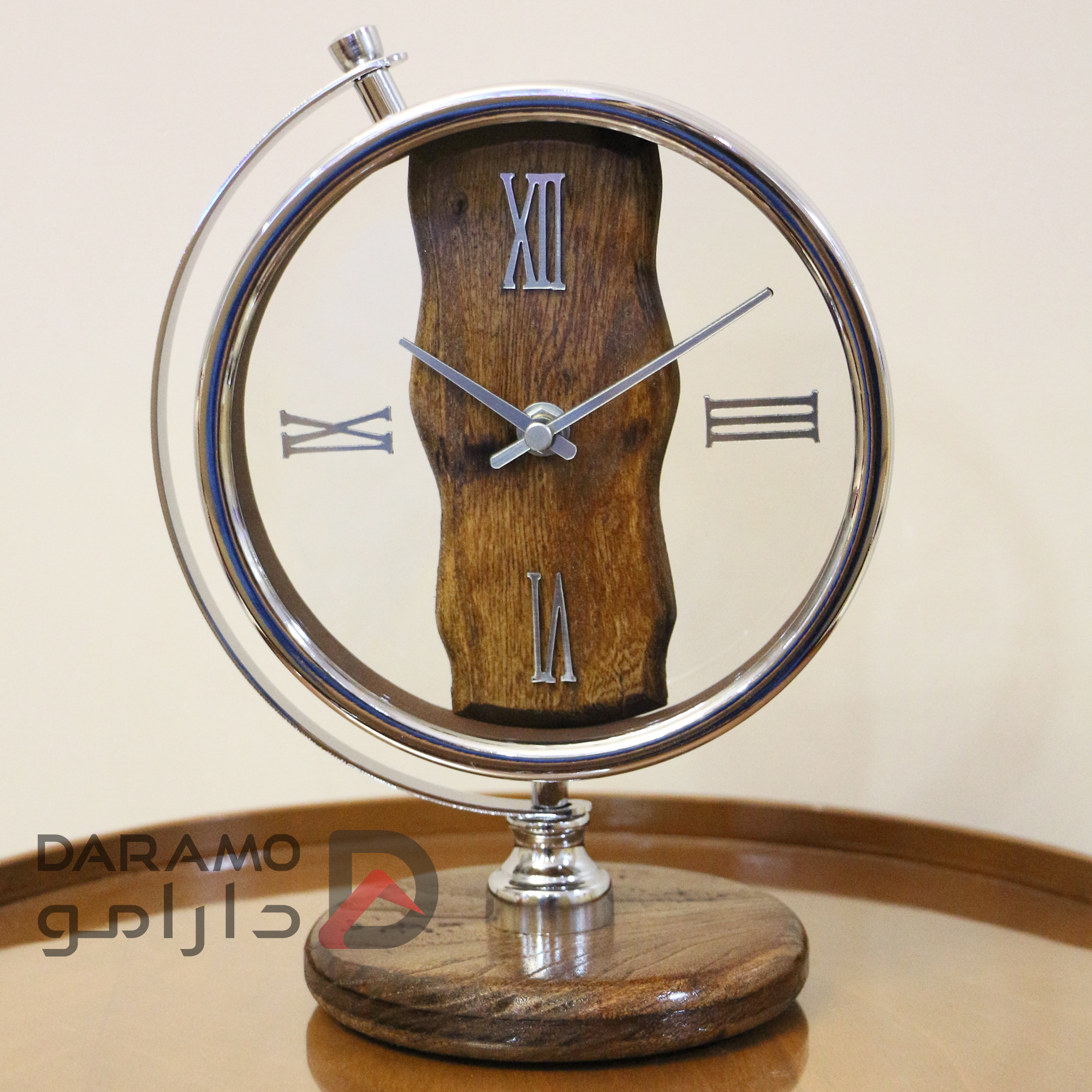 ساعت رومیزی آرتمیس 30311 نقره ای - Image 4