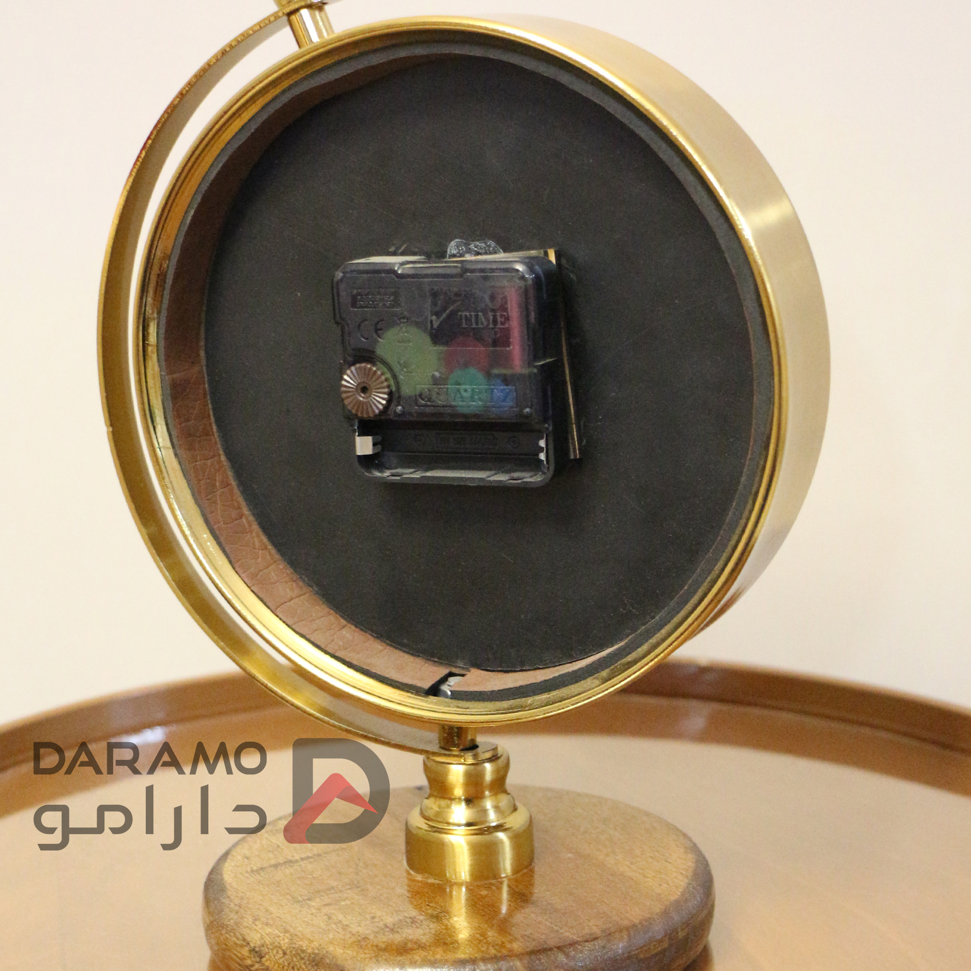 ساعت رومیزی آرتمیس 30310 طلایی - Image 5