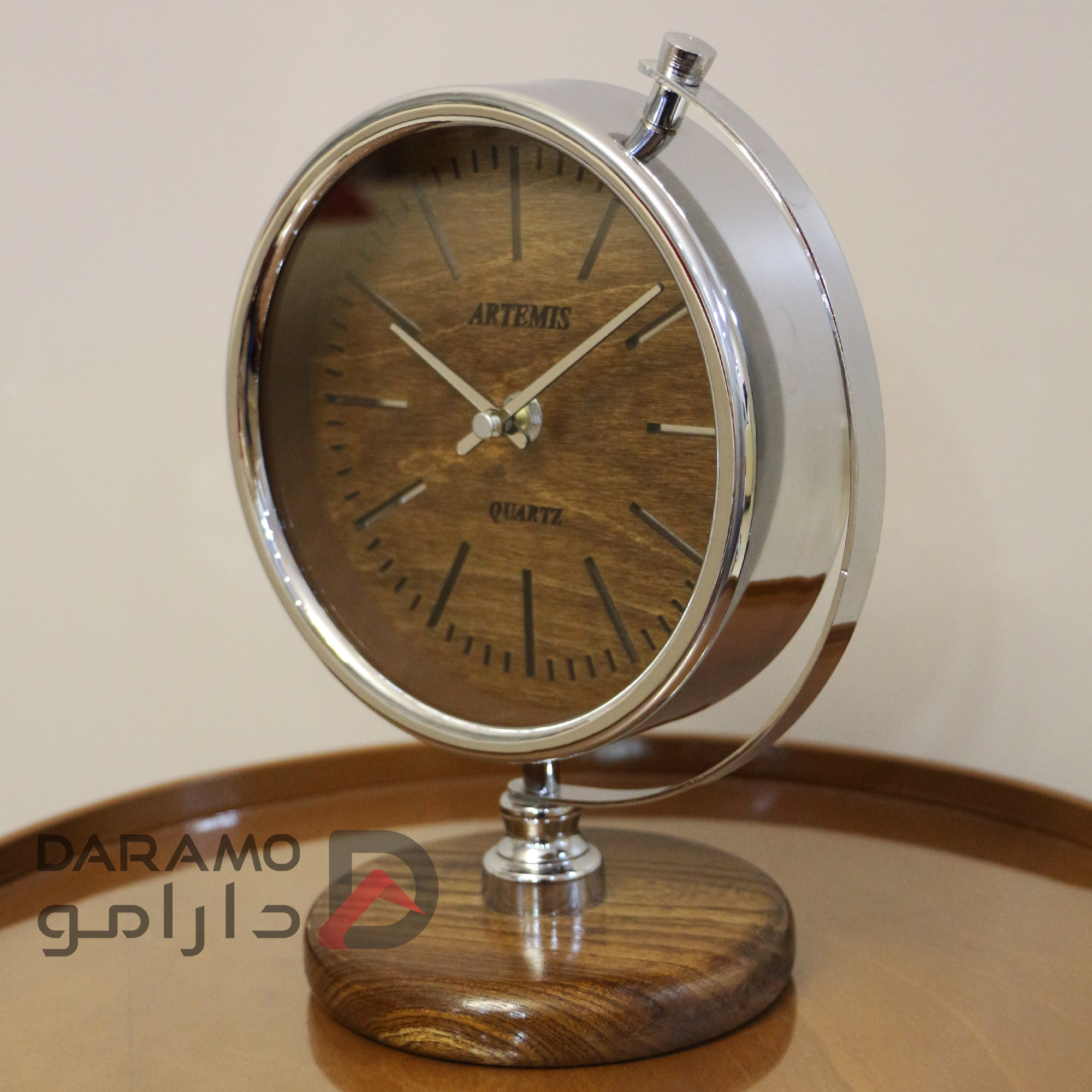 ساعت رومیزی آرتمیس 30310 نقره ای - Image 3