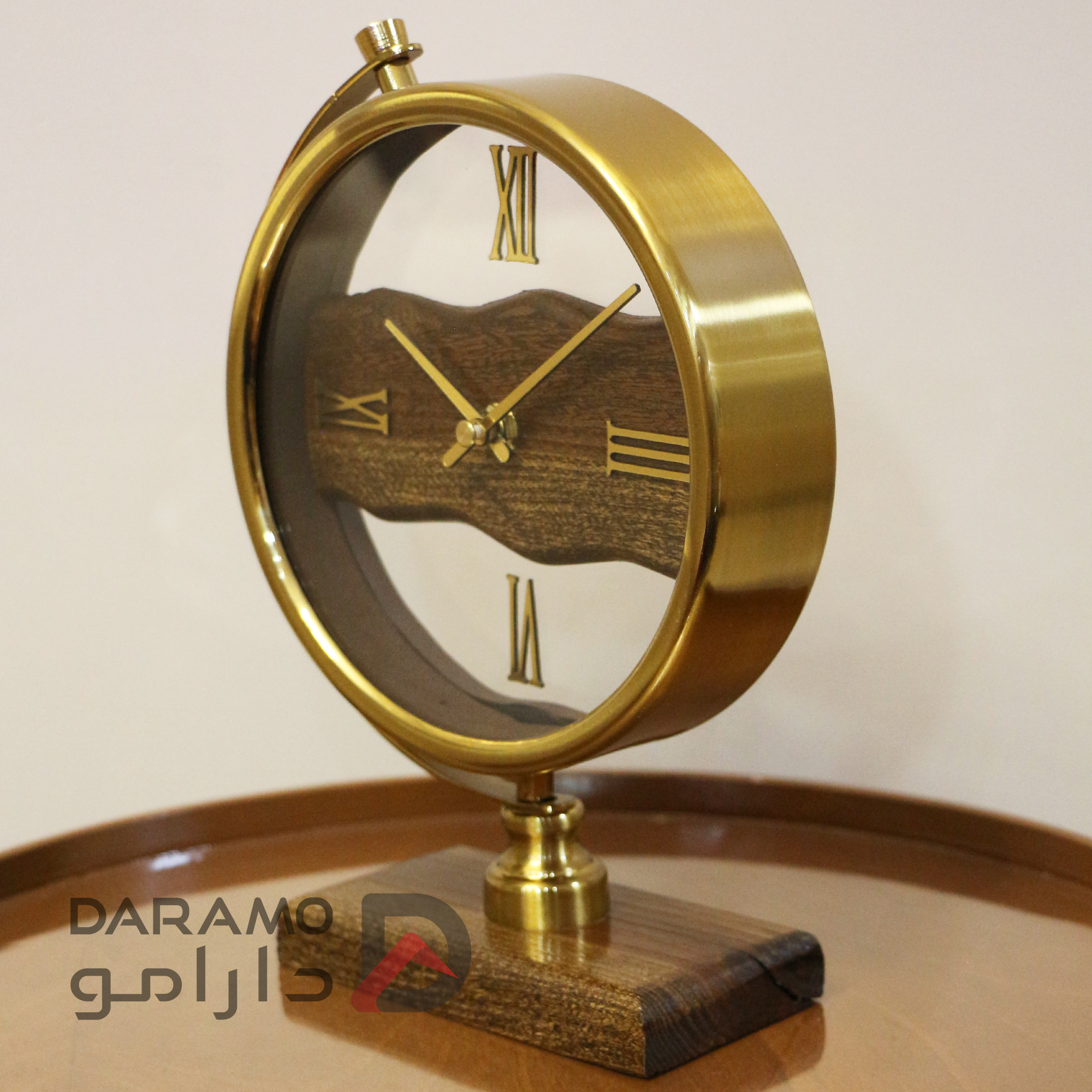 ساعت رومیزی آرتمیس 30312 طلایی - Image 2