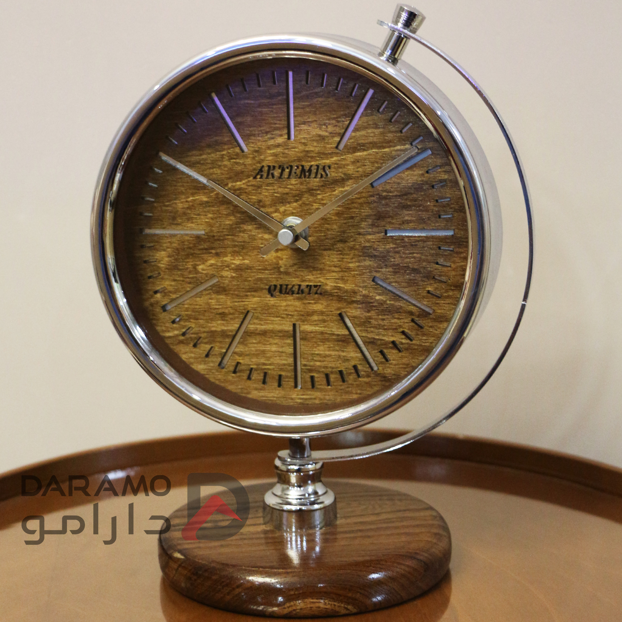ساعت رومیزی آرتمیس 30310 نقره ای - Image 4