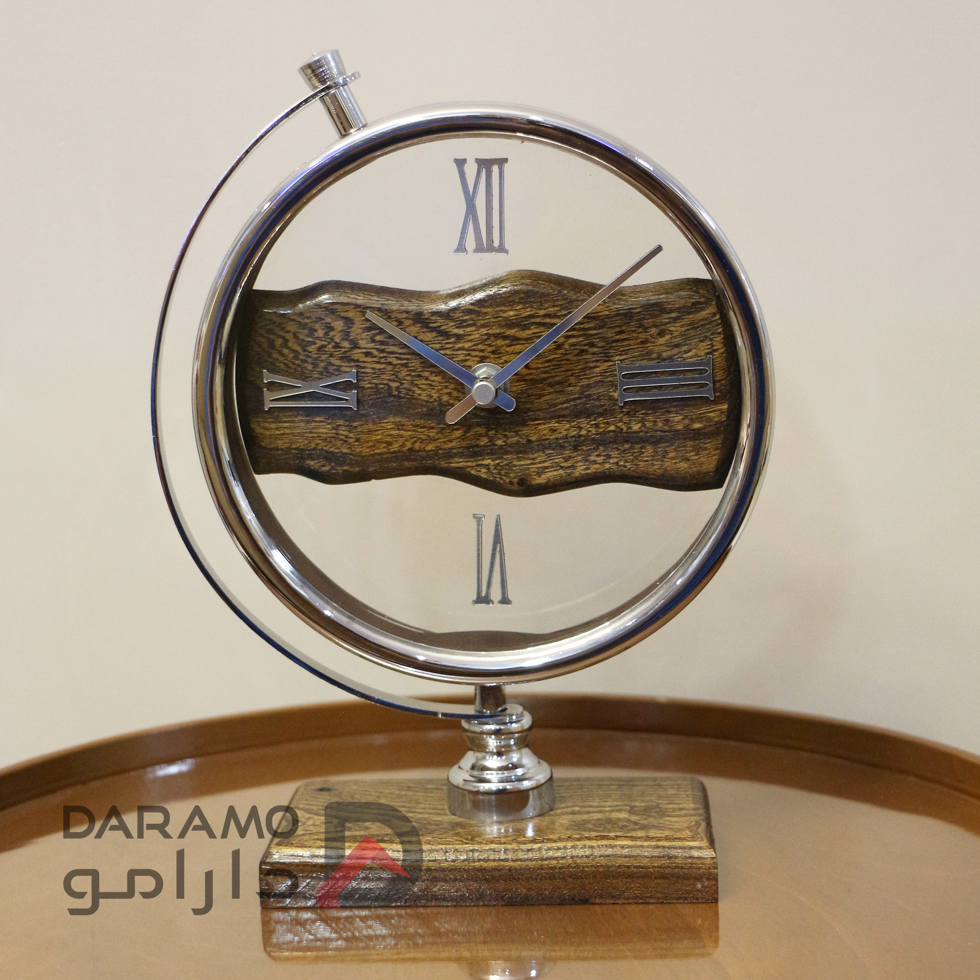 ساعت رومیزی آرتمیس 30312 نقره ای - Image 4