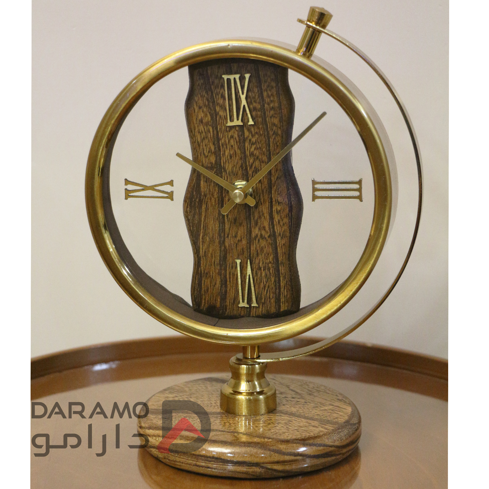 ساعت رومیزی آرتمیس 30311 طلایی - Image 5