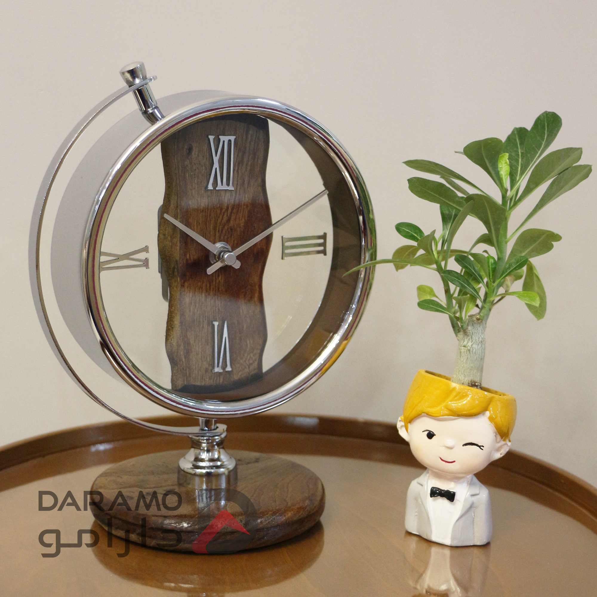 ساعت رومیزی آرتمیس 30311 نقره ای