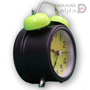 ساعت رومیزی زنگ دار برند لاولی رنگ مشکی فسفری