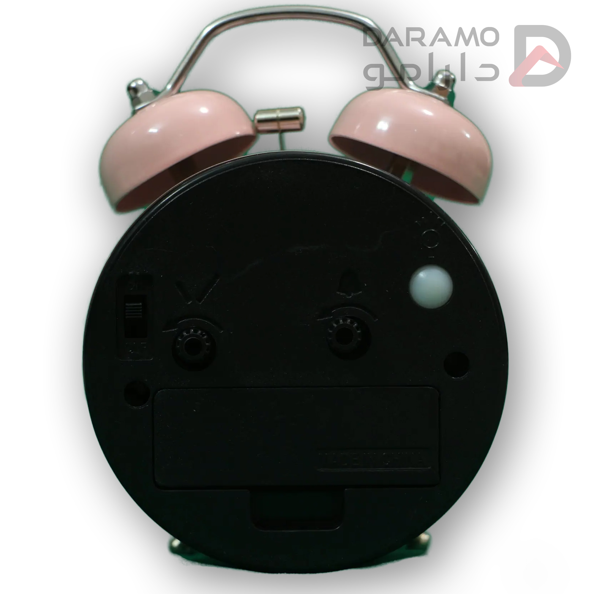 ساعت رومیزی زنگ دار برند لاولی رنگ صورتی - Image 3