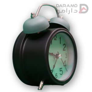 ساعت رومیزی زنگ دار برند لاولی رنگ مشکی سبز