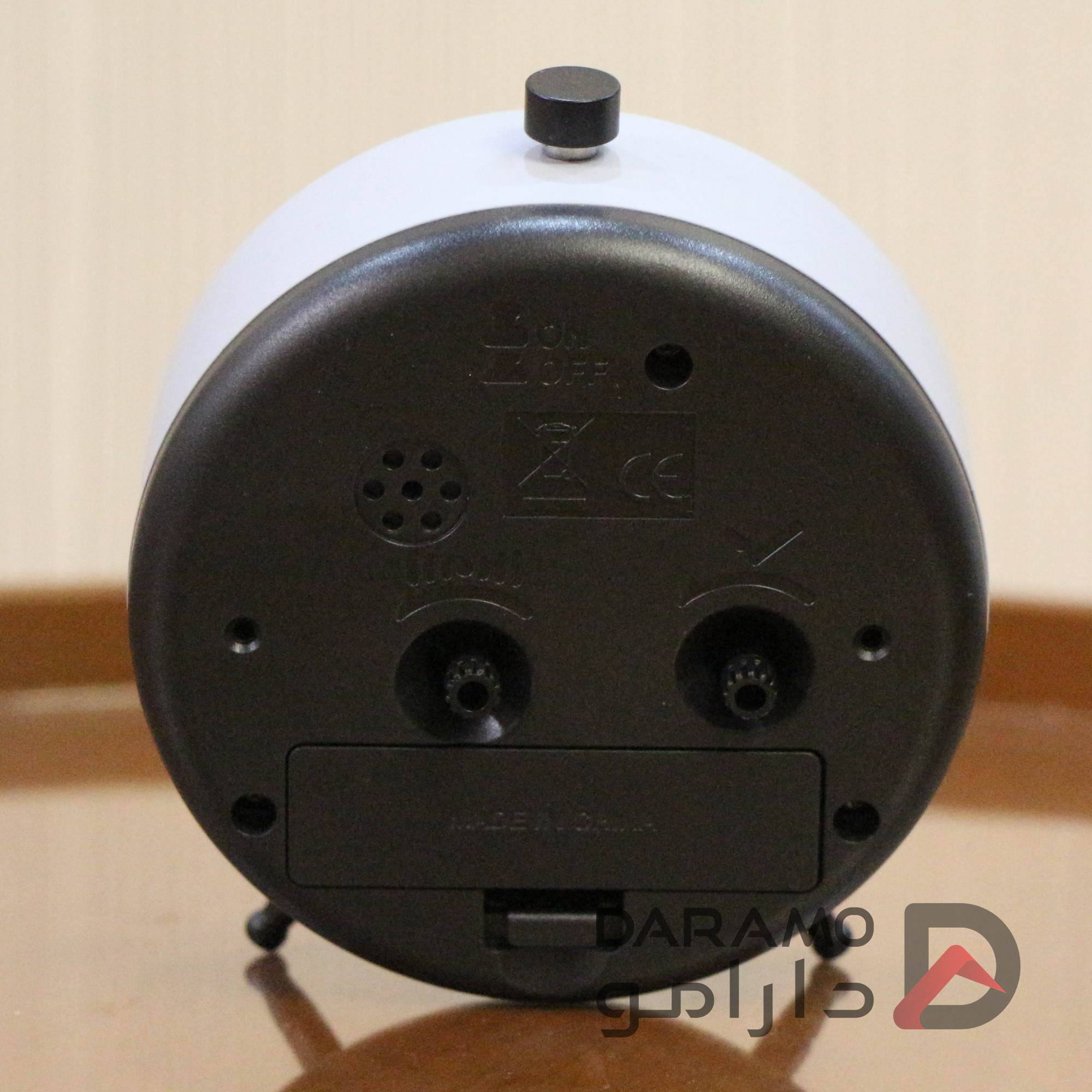 ساعت رومیزی زنگ دار برند لاولی پلاستیکی رنگ آبی - Image 4