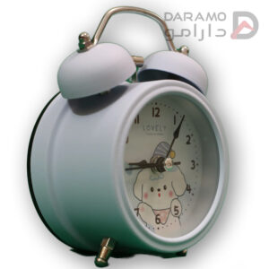 ساعت رومیزی زنگ دار برند لاولی رنگ آبی