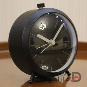 ساعت رومیزی زنگ دار برند لاولی پلاستیکی رنگ مشکی