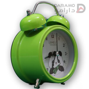 ساعت رومیزی زنگ دار برند لاولی رنگ سبز