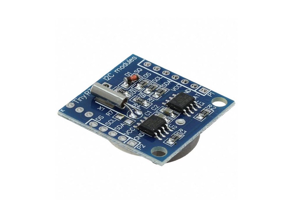 ماژول RTC HW-111 DS1307Z | ماژول ساعت و تاریخ با باتری بکاپ و رابط I2C